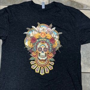 Avion Graphic Skull T-Shirt